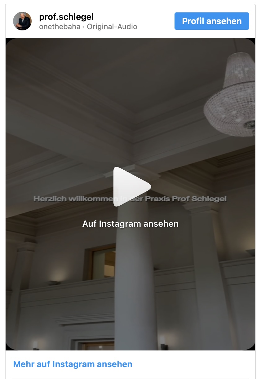 Praxisrundgang auf Instagram